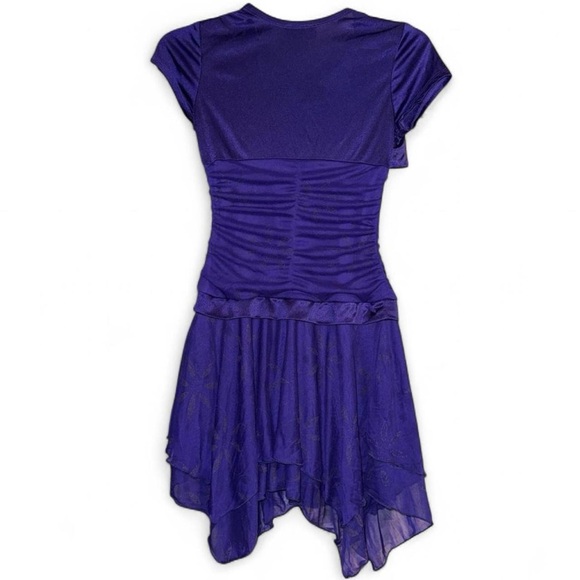 Early 2000s Purple Asymmetrical Dress 💜 - Picture 3 of 6